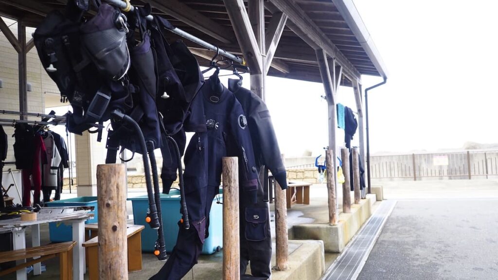 Pink Mermaid 現場有提供備用防寒衣